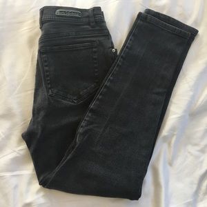 Gloria Vanderbilt Stretch Black Jeans 6S Vintage